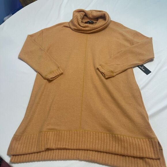 NWT Lulus Mustard Yellow Sweater Tunic Dress Size Small New - Picture 1 of 11
